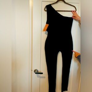 Super sexy One shoulder body hugging bodysuit
